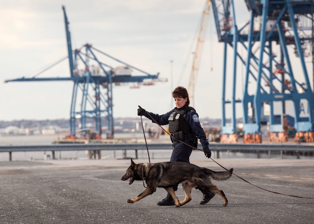 K-9 officers U.S. Customs Border